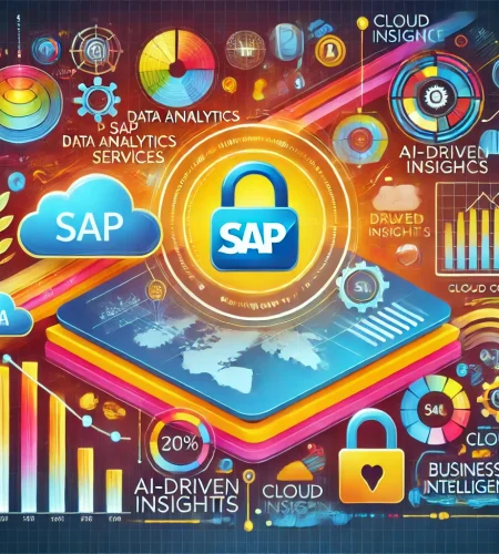 DALL·E 2025-02-20 15.15.10 - A colorful and visually attractive business infographic representing SAP Data Analytics services. The image should include elements such as data chart